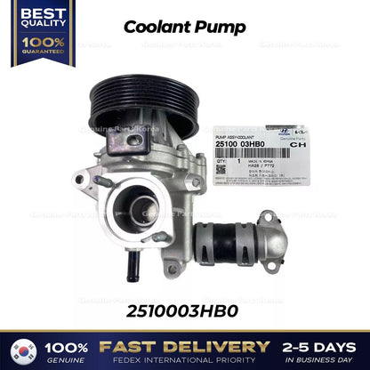 Genuine Coolant Pump 2510003HB0 for Hyundai Elantra Ioniq Kia Niro