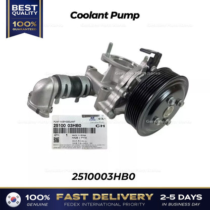 Genuine Coolant Pump 2510003HB0 for Hyundai Elantra Ioniq Kia Niro
