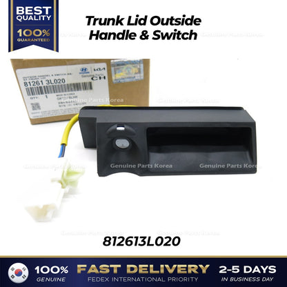 Genuine Trunk Lid Outside Handle & Switch 812613L020 for Hyundai Azera