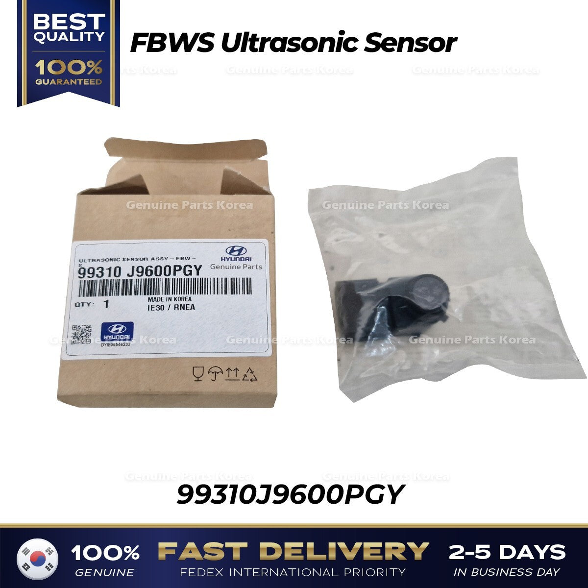 Genuine FBWS Ultrasonic Sensor 99310J9600PGY for Hyundai Kona Electric