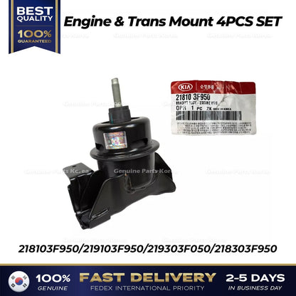 Genuine Engine & Trans Mount 4PCS SET for Kia Amanti