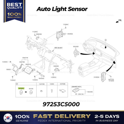 Genuine Auto Light Sensor 97253C5000 for Kia Sorento