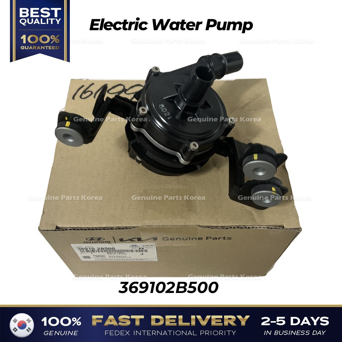 Genuine Electric Water Pump 369102B500 for Hyundai Kona Hybrid