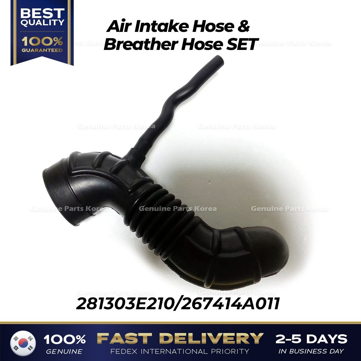 Genuine Air Intake Hose & Breather Hose SET for Kia Sorento