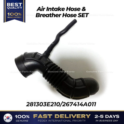 Genuine Air Intake Hose & Breather Hose SET for Kia Sorento