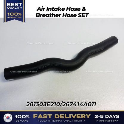 Genuine Air Intake Hose & Breather Hose SET for Kia Sorento