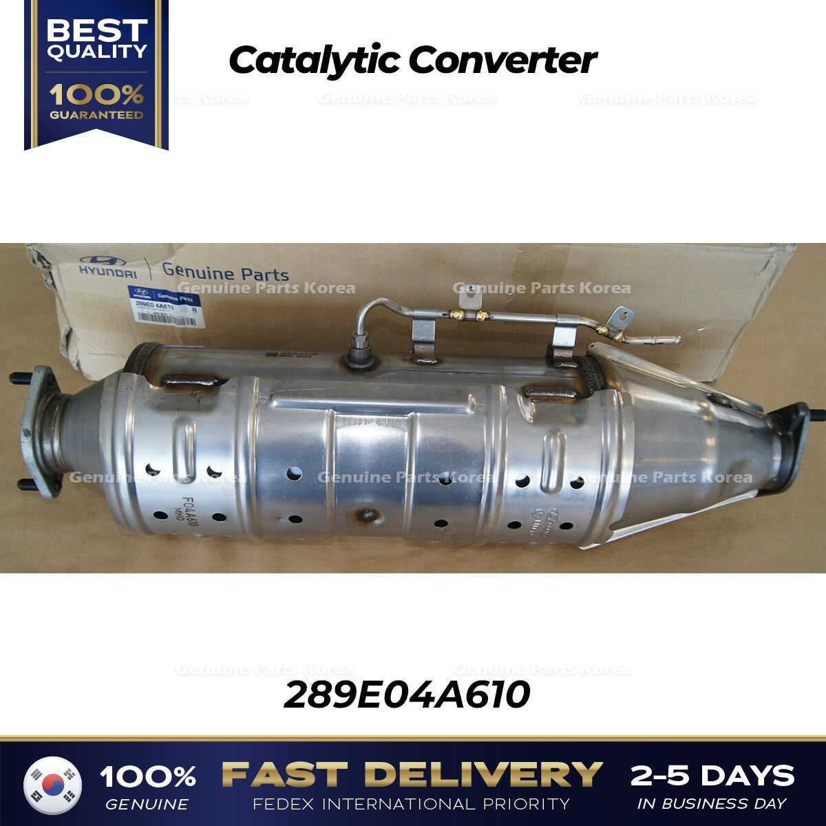 Genuine Catalytic Converter 289E04A610 for Hyundai H1 Grand Starex