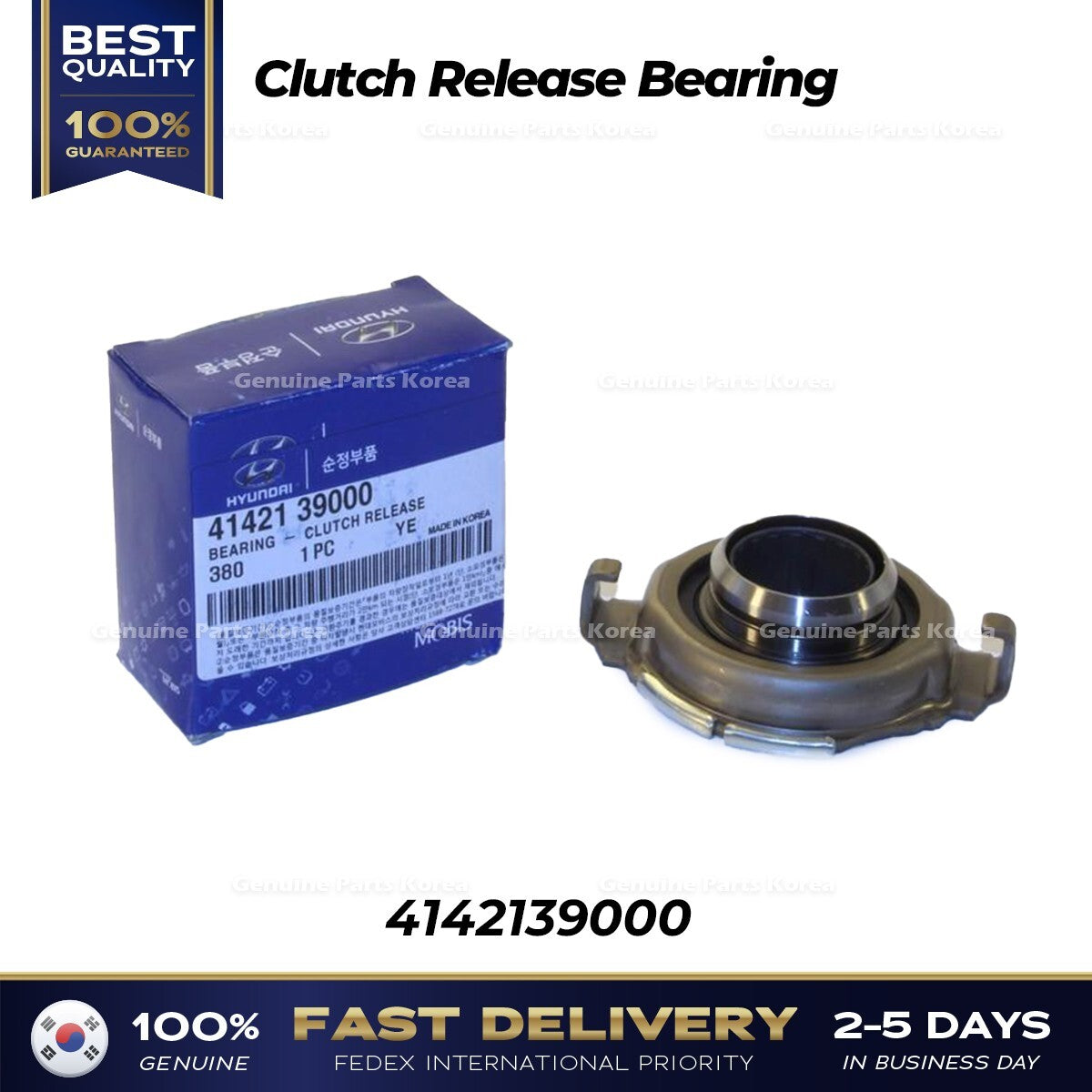 Genuine Clutch Release Bearing 4142139000 for Hyundai Elantra Kia Spectra