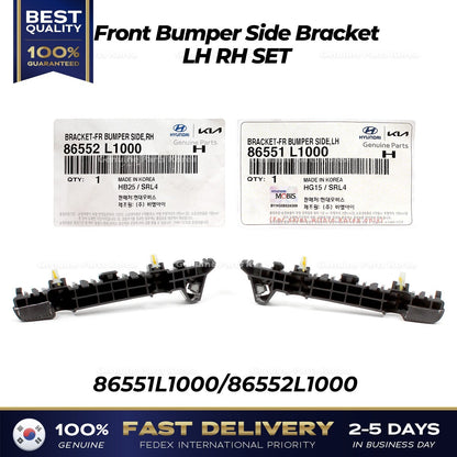 Genuine Front Bumper Side Bracket LH RH SET for Hyundai Sonata