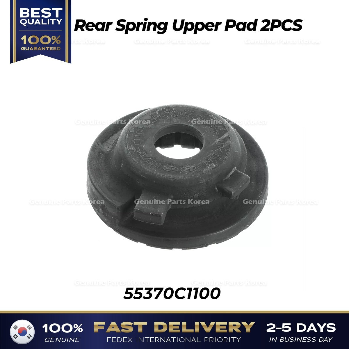 Genuine Rear Spring Upper Pad 2PCS 55370C1100 for Hyundai Kia