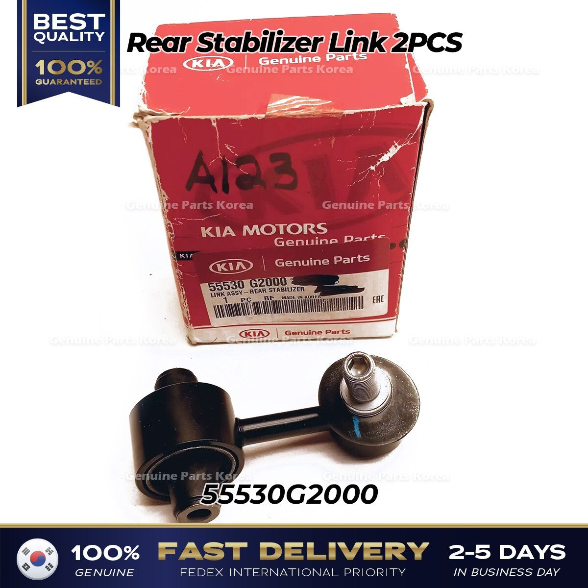 Genuine Rear Stabilizer Link 2PCS 55530G2000 for Hyundai Kia