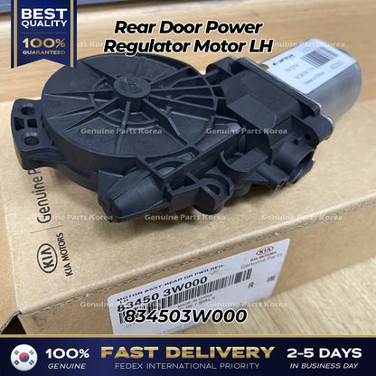 Genuine Rear Door Power Regulator Motor LH 834503W000 for Kia Sportage