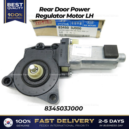 Genuine Rear Door Power Regulator Motor LH 834503J000 for Hyundai Elantra