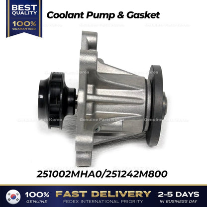 Genuine Coolant Pump & Gasket 251002MHA0 for Hyundai Tucson Kia Sorento