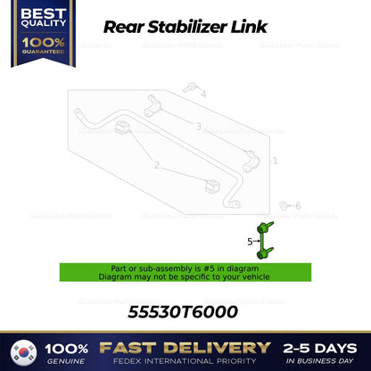 Genuine Rear Stabilizer Link 55530T6000 for Hyundai Genesis GV80