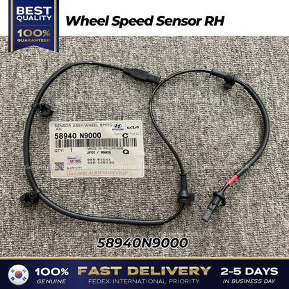 Genuine Wheel Speed Sensor RH 58940N9000 for Hyundai Tucson Kia Sportage