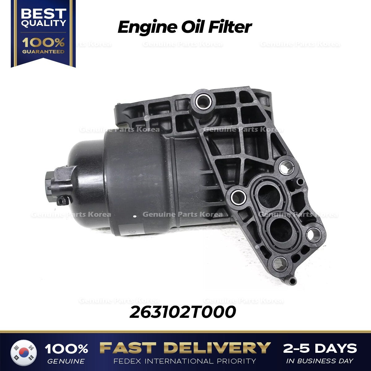 Genuine Engine Oil Filter 263102T000 for Hyundai Genesis GV80 GV70