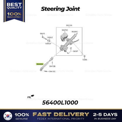 Genuine Steering Joint 56400L1000 for Hyundai Sonata