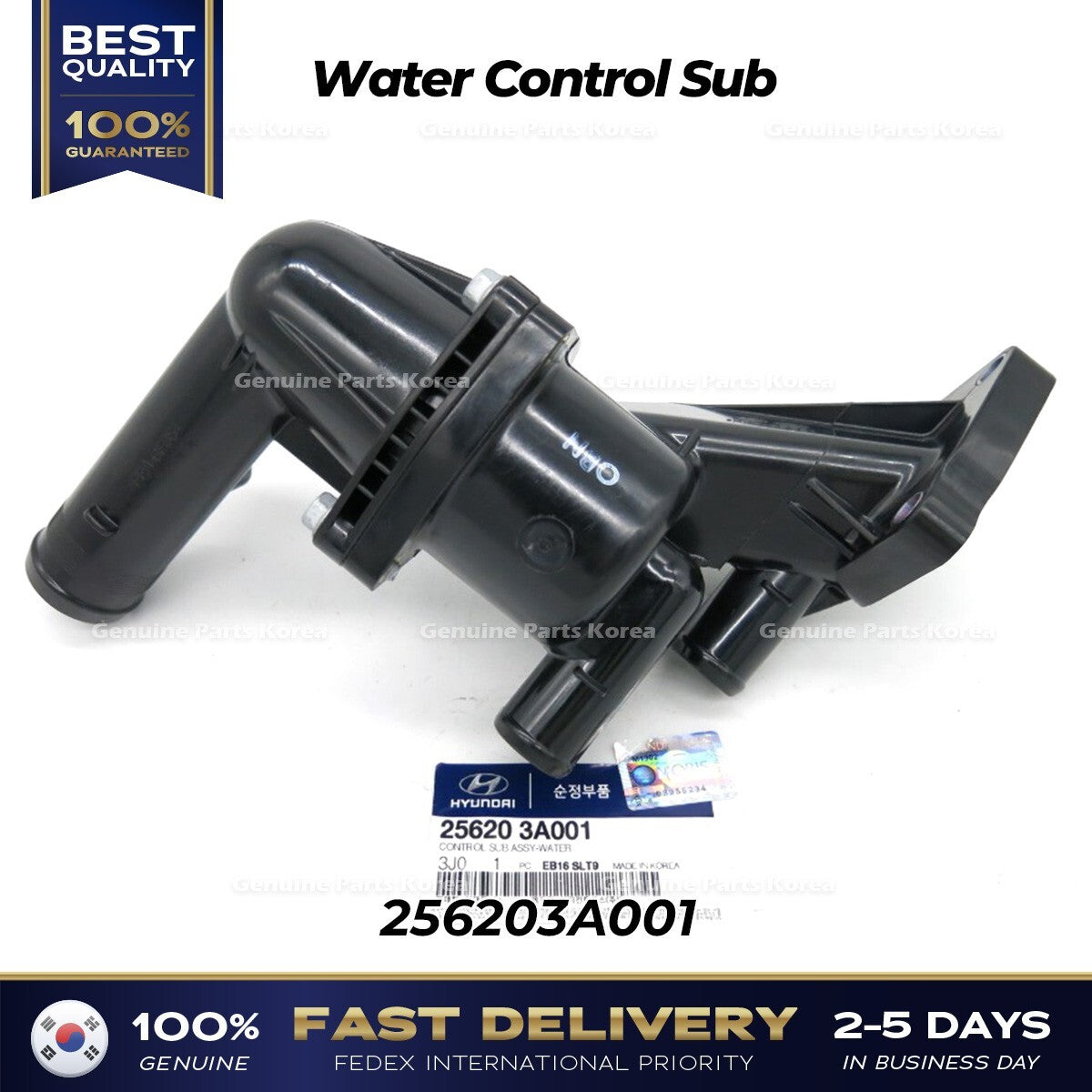 Genuine Water Control Sub 256203A001 for Hyundai Veracruz