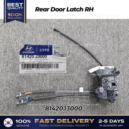 Genuine Rear Door Latch RH 81420J3000 for Hyundai Veloster