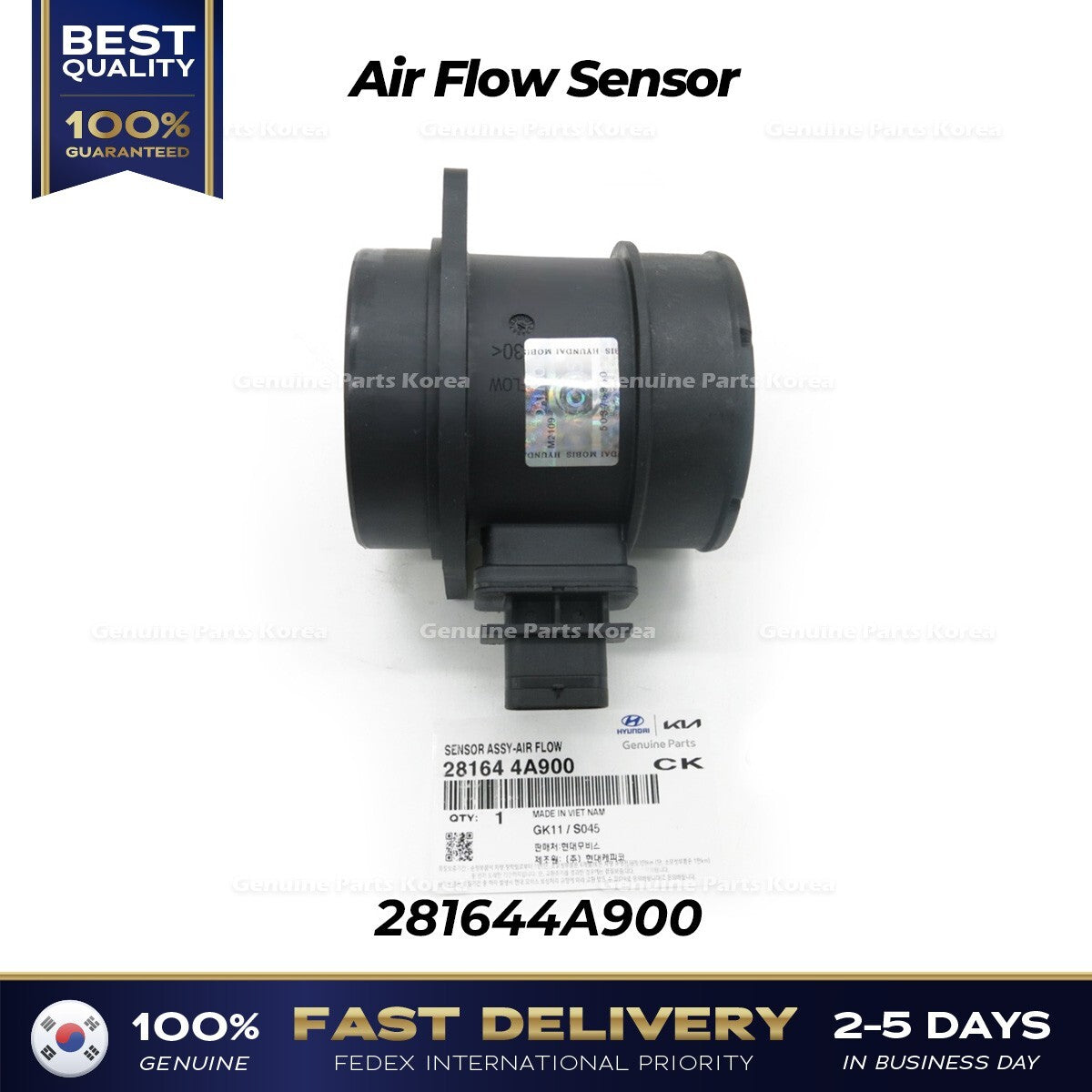 Genuine Air Flow Sensor 281644A900 for Hyundai H1 Porter II Kia Bongo III