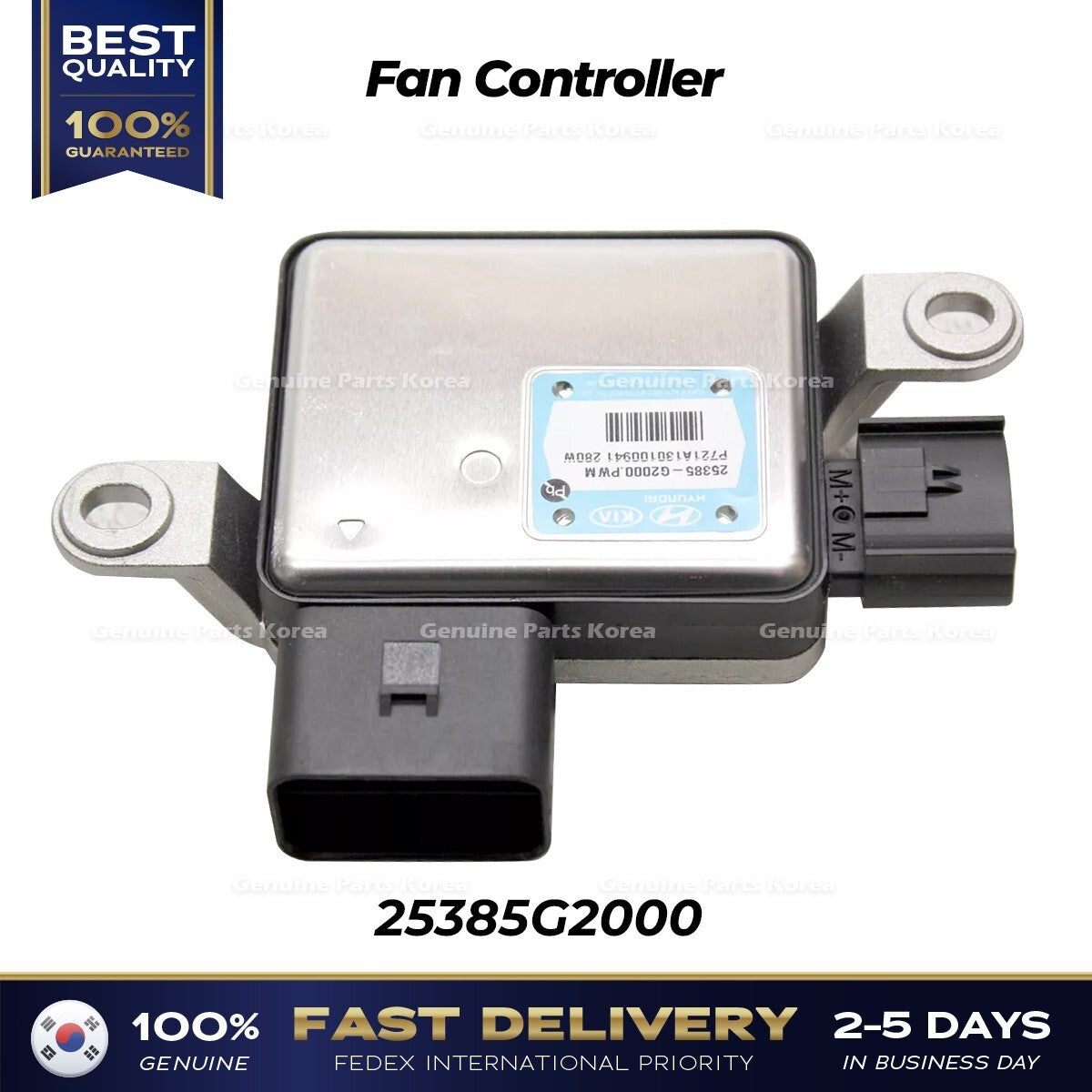 Genuine Fan Controller 25385G2000 for Hyundai Ioniq Kia Niro