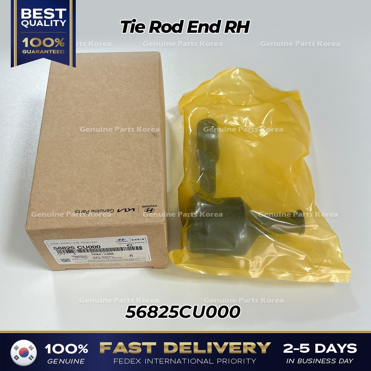 Genuine Tie Rod End RH 56825CU000 for Hyundai Genesis GV60 Kia EV6