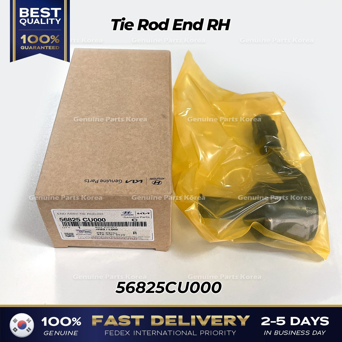 Genuine Tie Rod End RH 56825CU000 for Hyundai Genesis GV60 Kia EV6