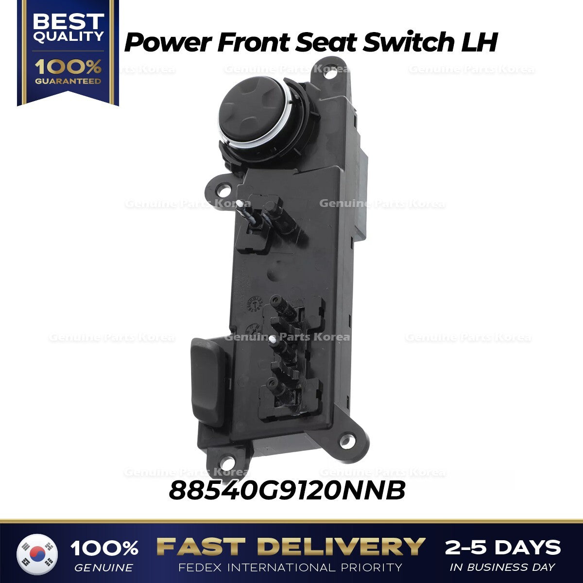 Genuine Power Front Seat Switch LH 88540G9120NNB for Hyundai Genesis G70