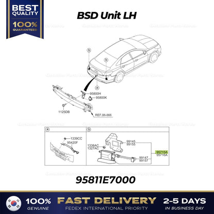 Genuine BSD Unit LH 95811E7000 for Hyundai Azera