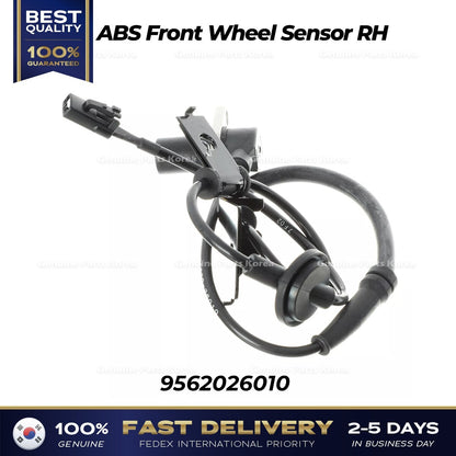 Genuine ABS Front Wheel Sensor RH 9562026010 for Hyundai Santa Fe