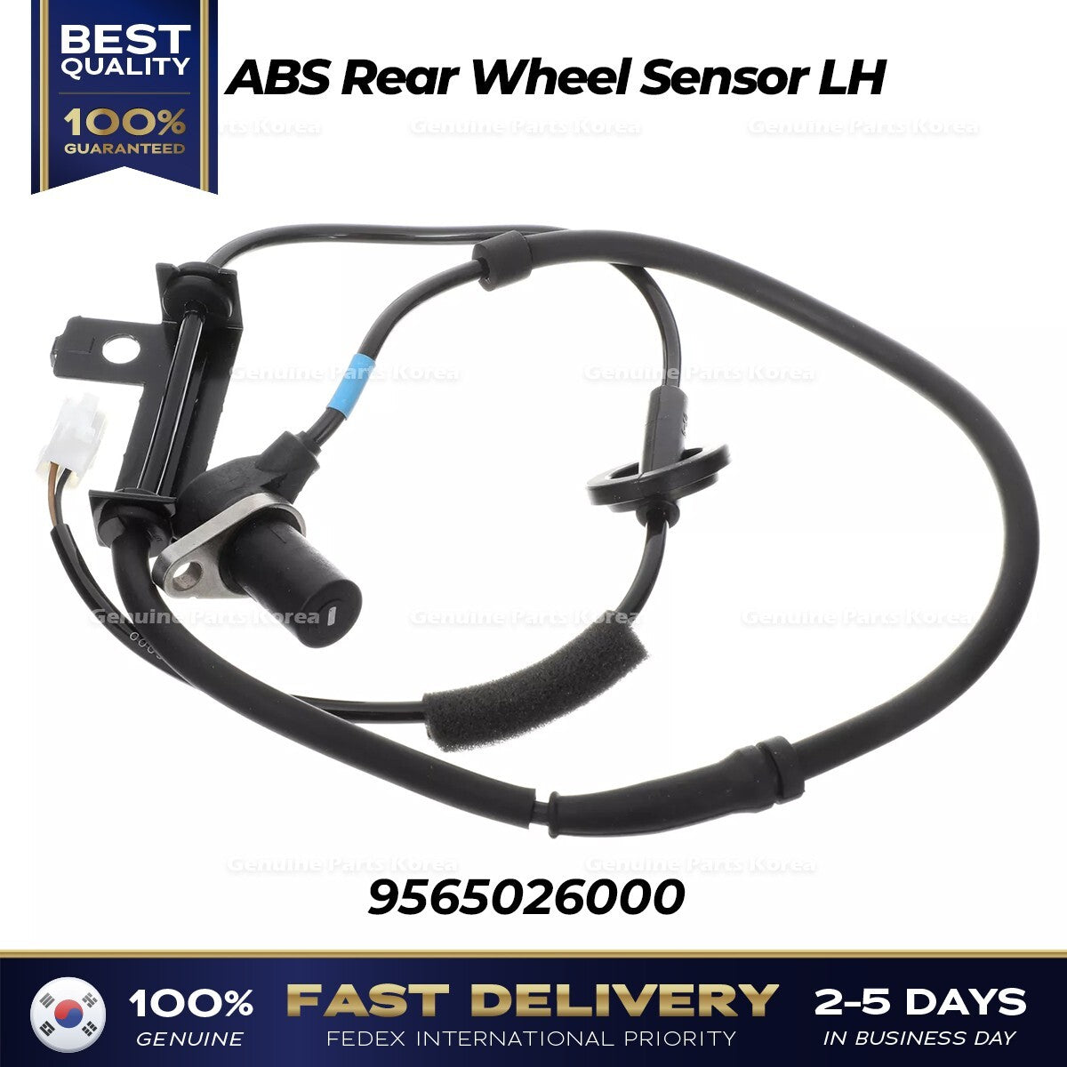 Genuine ABS Rear Wheel Sensor LH 9565026000 for Hyundai Santa Fe