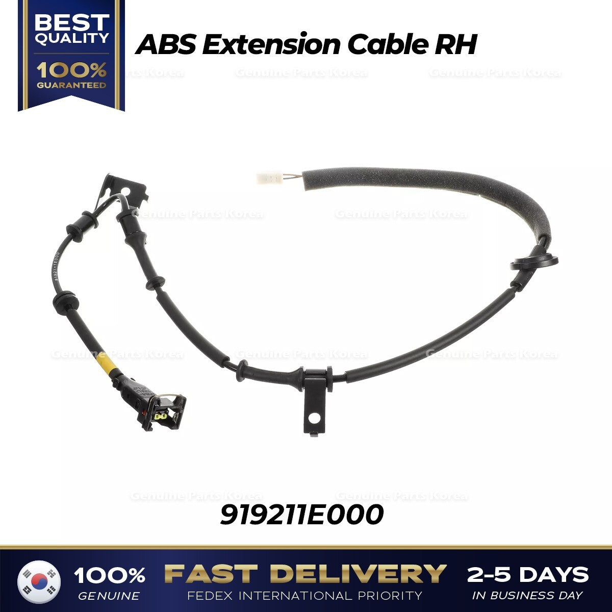 Genuine ABS Extension Cable RH 919211E000 for Hyundai Accent