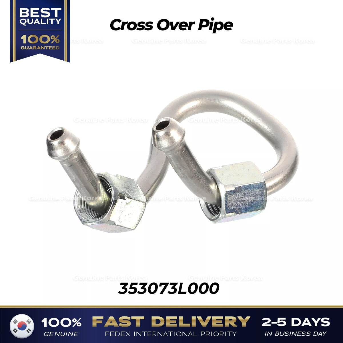 Genuine Cross Over Pipe 353073L000 for Hyundai Genesis Kia Cadenza