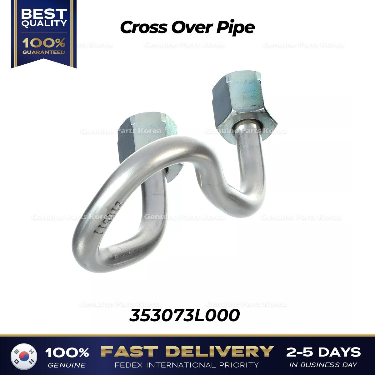 Genuine Cross Over Pipe 353073L000 for Hyundai Genesis Kia Cadenza