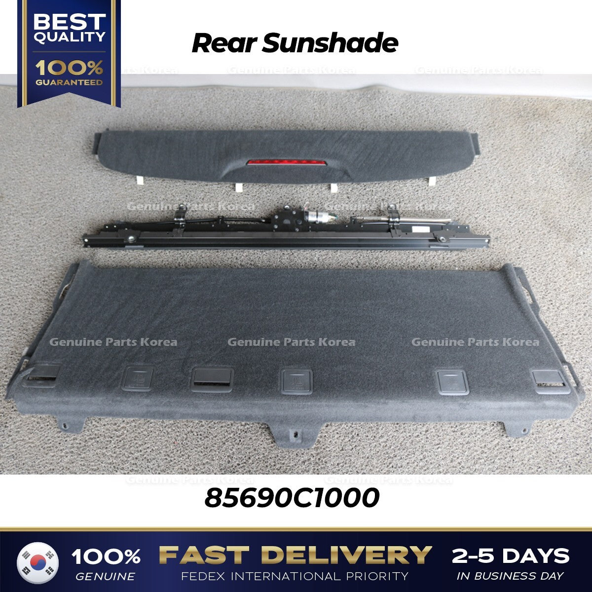 Genuine Rear Sunshade 85690C1000 for Hyundai Sonata