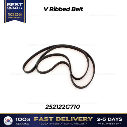 Genuine V Ribbed Belt 252122G710 for Hyundai Sonata Kia Optima