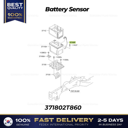Genuine Battery Sensor 371802T860 for Kia Optima