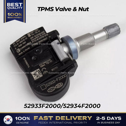 Genuine TPMS Valve & Nut 52933F2000 for Hyundai Elantra Kona