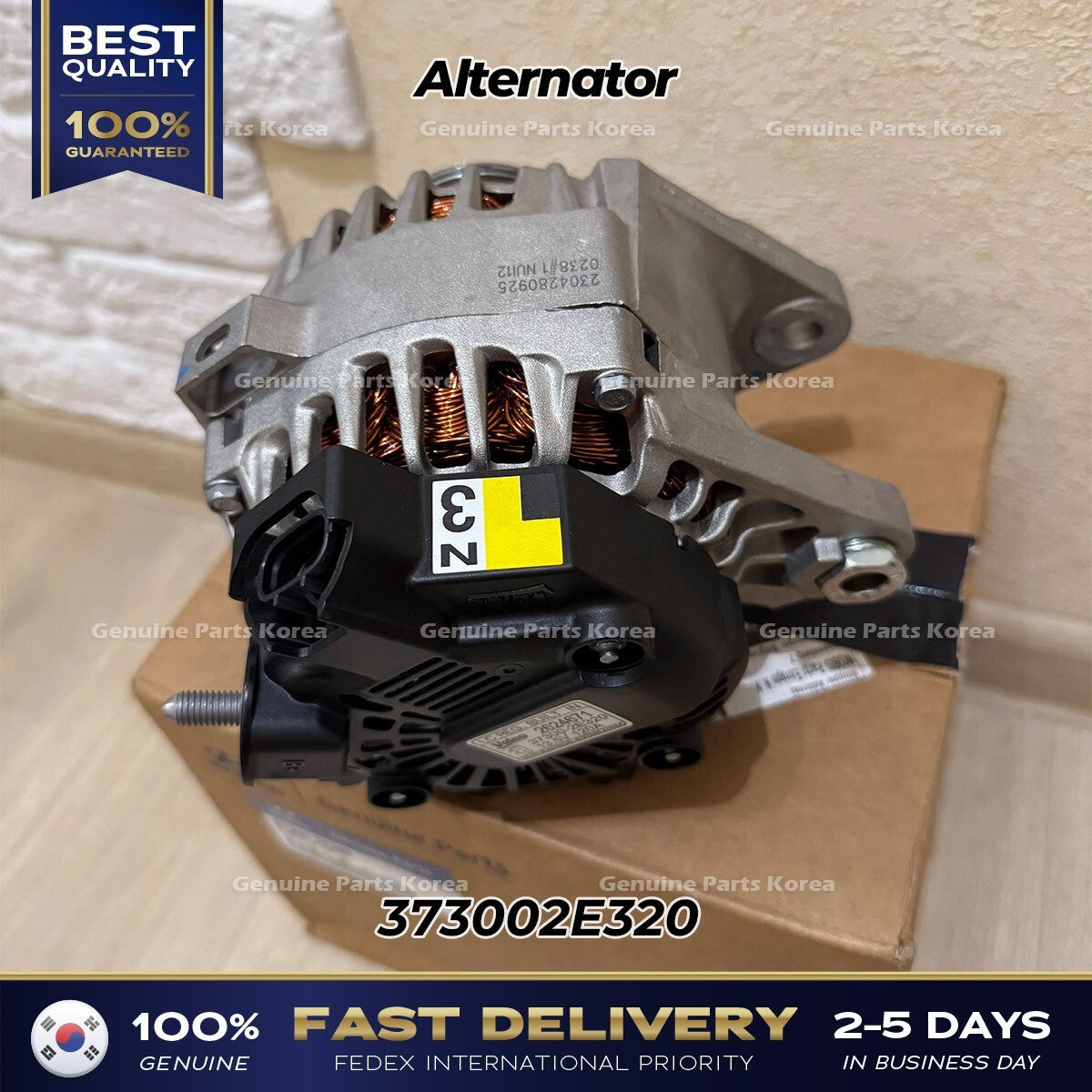 Genuine Alternator 373002E320 for Hyundai Elantra GT Kia Soul