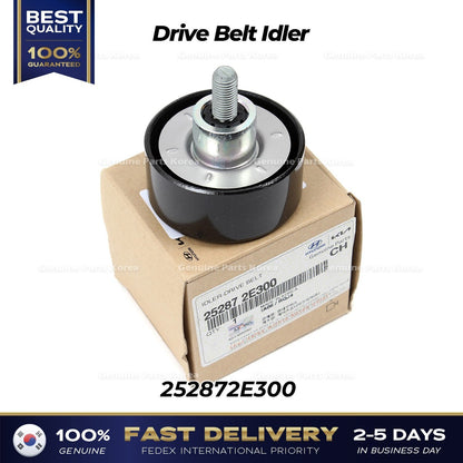 Genuine Drive Belt Idler 252872E300 for Hyundai Elantra Veloster Kia Forte