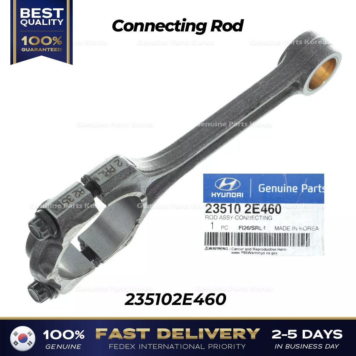Genuine Connecting Rod 235102E460 for Hyundai Elantra Kona