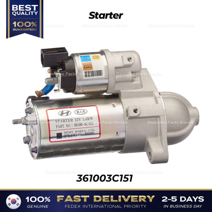 Genuine Starter 361003C151 for Hyundai Santa Fe Kia Sedona