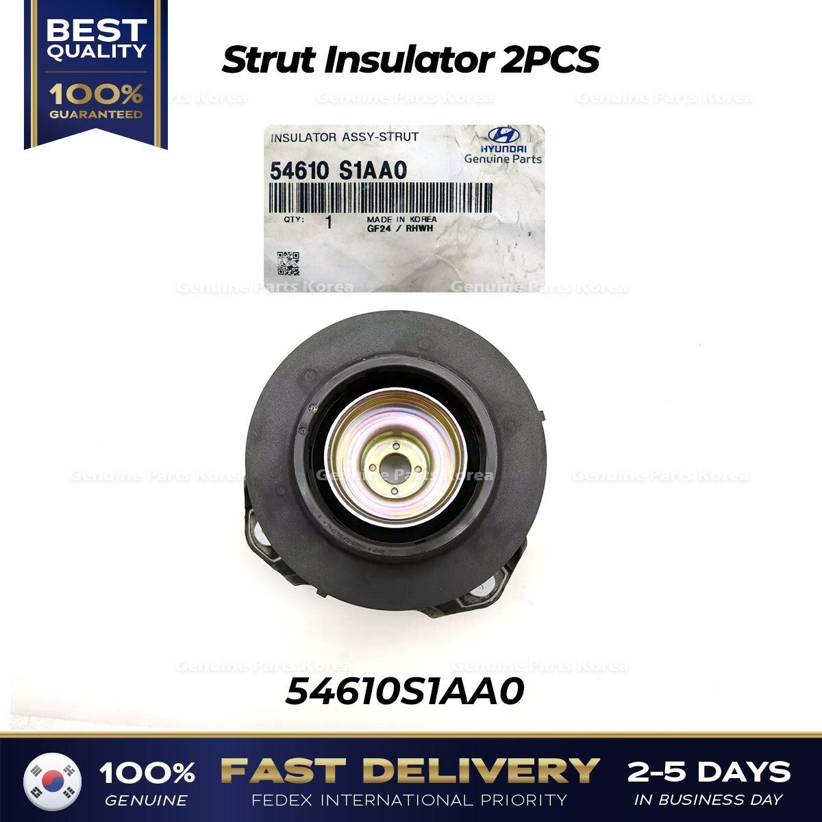 Genuine Strut Insulator 2PCS 54610S1AA0 for Hyundai Santa Cruz Santa Fe