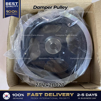 Genuine Damper Pulley 231242B020 for Hyundai Accent Veloster Kia Rio
