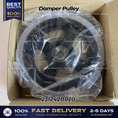 Genuine Damper Pulley 231242B020 for Hyundai Accent Veloster Kia Rio