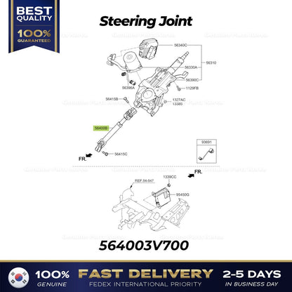 Genuine Steering Joint 564003V700 for Hyundai Azera