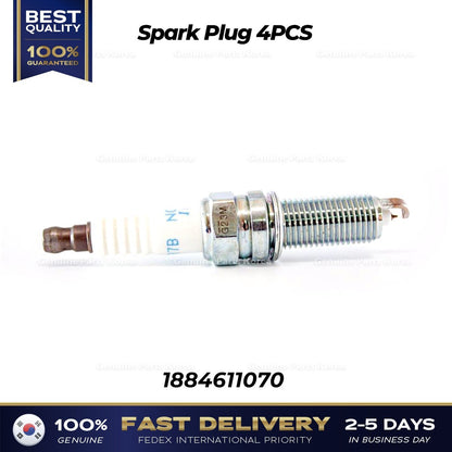 Genuine Spark Plug 4PCS 1884611070 for Hyundai Kia