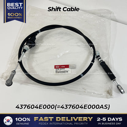 Genuine Shift Cable 437604E000 for Kia Bongo III