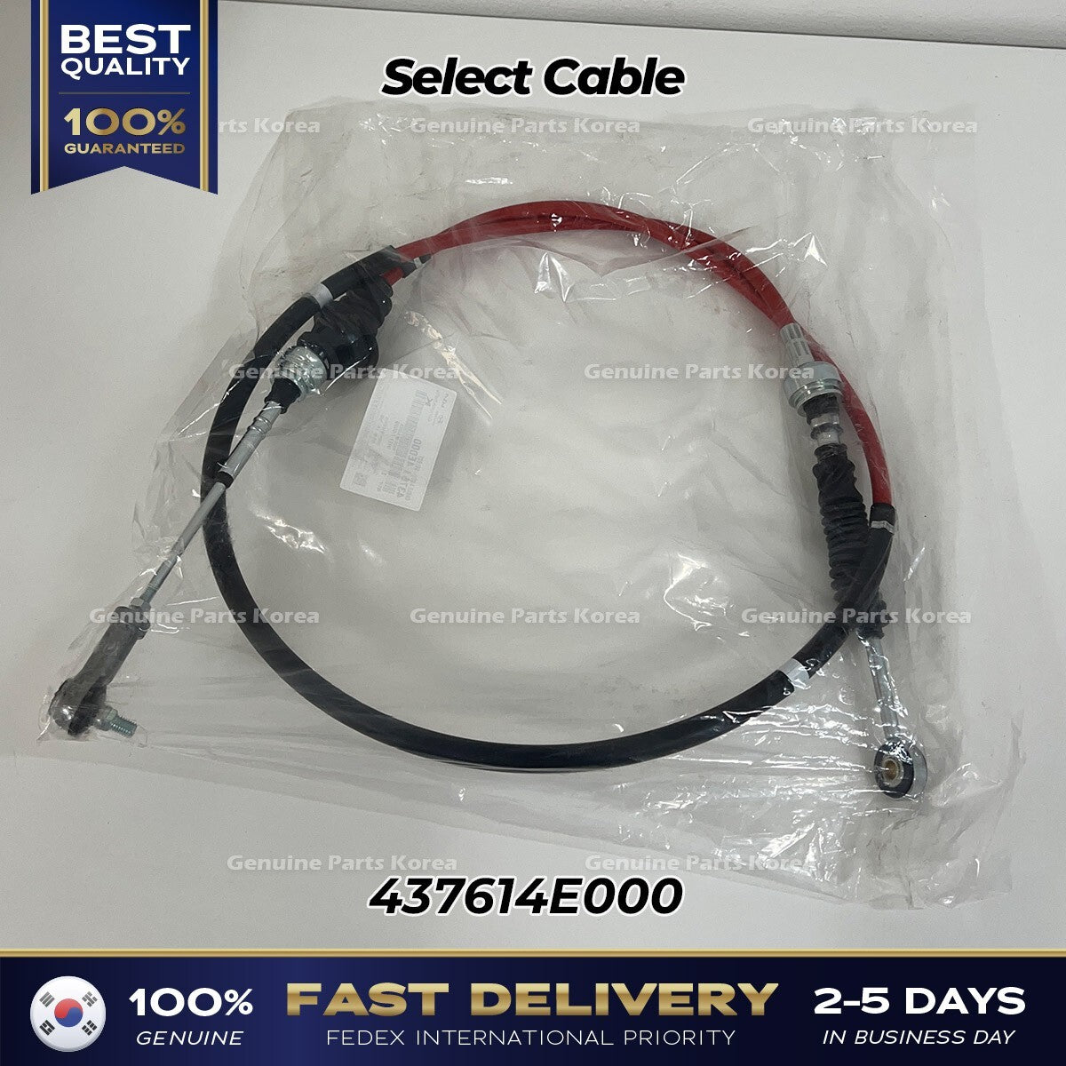 Genuine Select Cable 437614E000 for Kia Bongo III